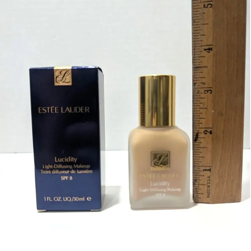 Estee Lauder Lucidity Foundation 2C2 Neutral Beige 04 Unused 1oz Full